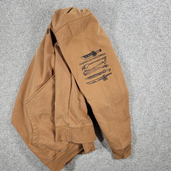 Anime Manga Series Jujutsu Kaisen Hoodie M Tan Brown Independent Trading Tag - Picture 11 of 15